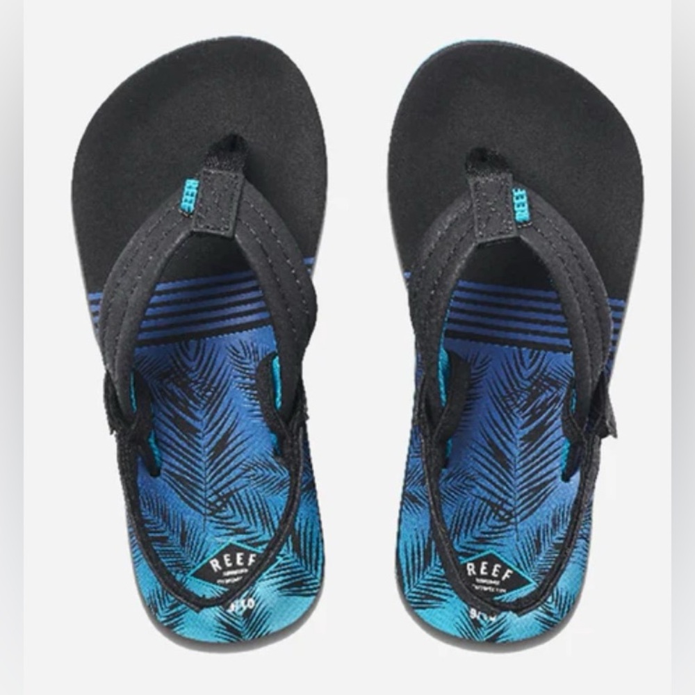 Reef Toddler Little Ahi Aqua Palms Flip Flop
BRAND NEW WITH TAGS SIZE 7-8